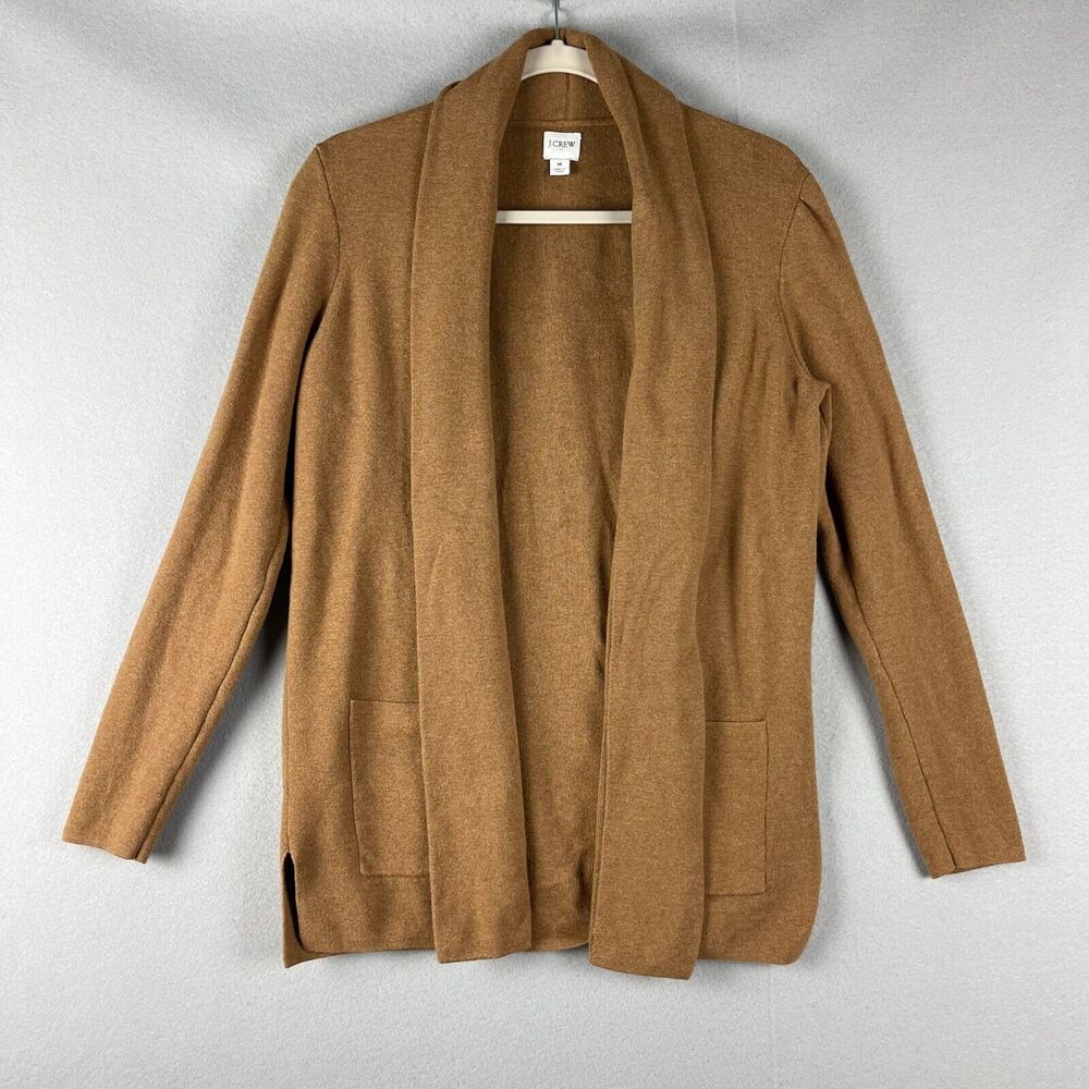 J Crew Chelsea Sweater Blazer Womens Medium Tan‎ Neutral Preppy Minimalist